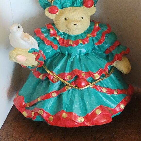 Vintage @1992 Muffy Vanderbear Collection Muffy Little Fir Tree Ornament New - Picture 7 of 12